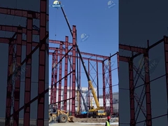 موردو المباني الفولاذية نظام الإطار المعدني مستودع الهيكل الصلب الجاهز